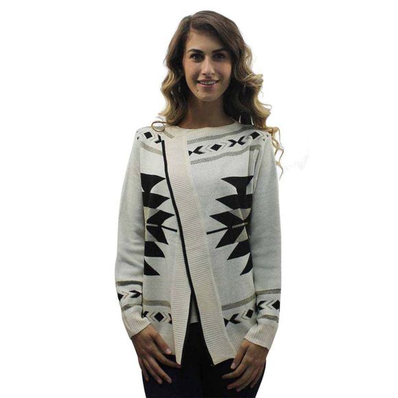 Tribal Print Cardigan Sweater - Picture 2 of 3